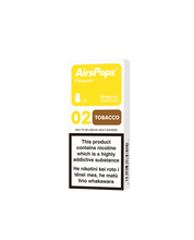 NO.02 TOBACCO - AirsPops Pro Pods 2ml