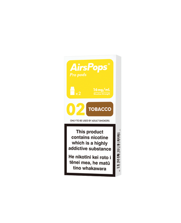 NO.02 TOBACCO - AirsPops Pro Pods 2ml