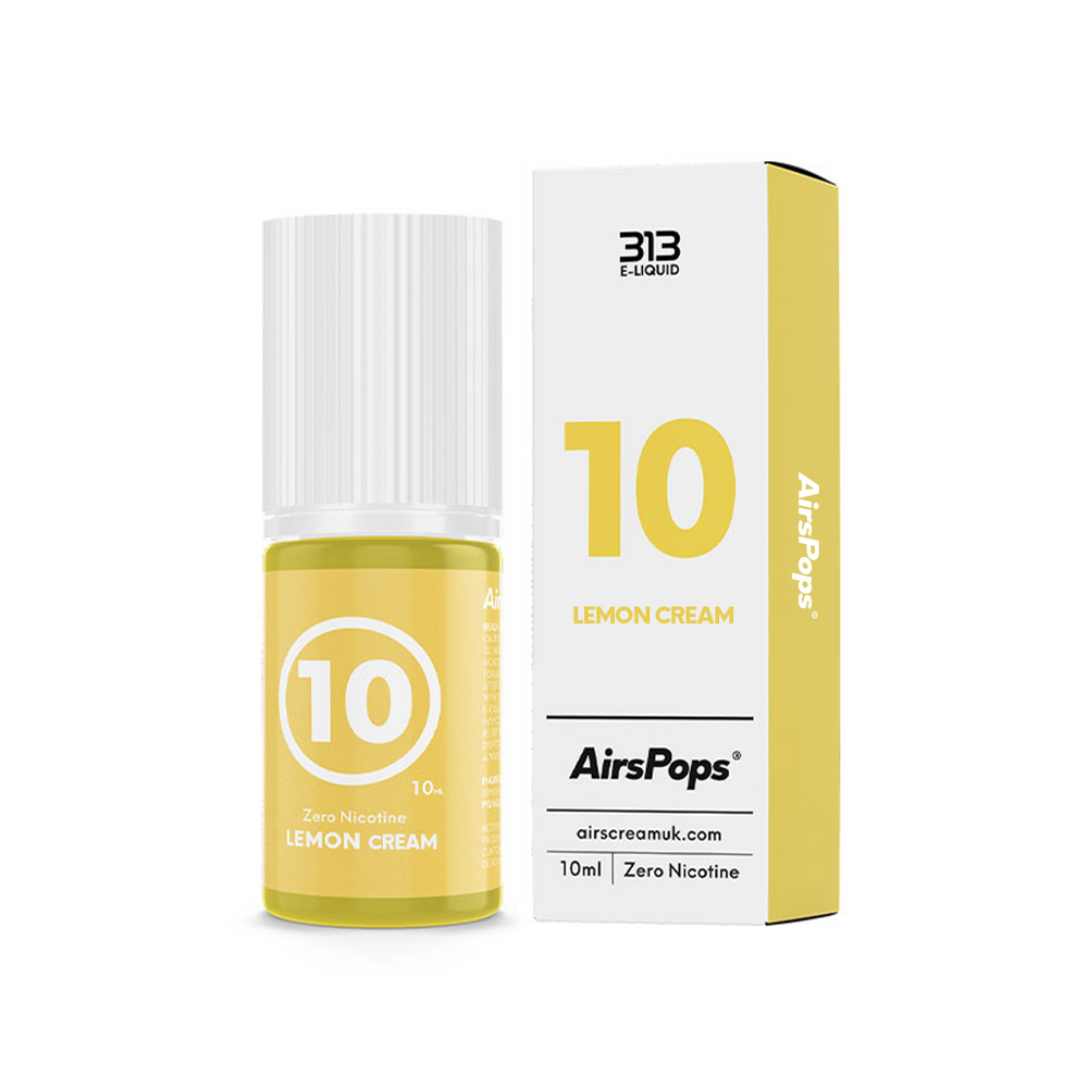 AirsPops 313 E-Liquid - 10 - LEMON CREAM - AIRSCREAM NZ