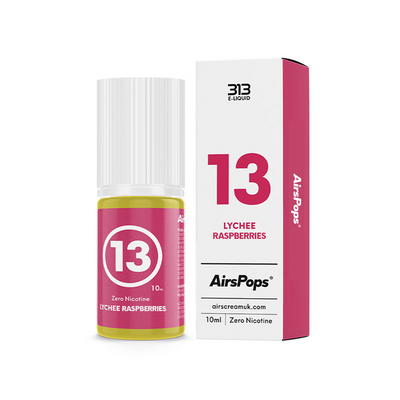 AirsPops 313 E-Liquid - 13 - LYCHEE RASPBERRIES - AIRSCREAM NZ