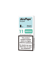 NO. 11 MENTHOL - AirsPops Pro Pods 2ml