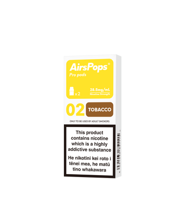 NO.02 TOBACCO - AirsPops Pro Pods 2ml