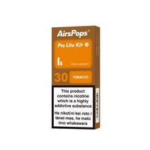 AIRSCREAM AirsPops Pro Lite Kite - 30 Tobacco (Virginia Toba) - AIRSCREAM NZ