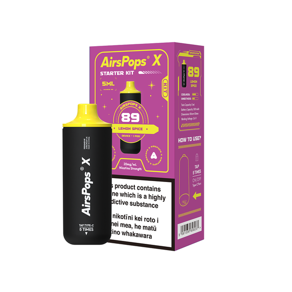 AIRSCREAM AirsPops X Kit - 89 Lemon Spice – AIRSCREAM NZ