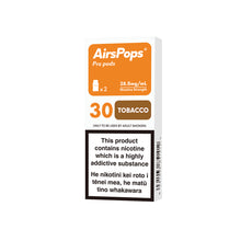  NO. 30 TOBACCO (Virginia Toba) - AirsPops Pro Pods 2ml - AIRSCREAM NZ