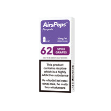 NO. 62 SPICE GRAPES (Grape Cognac) - AirsPops Pro Pods 2ml - AIRSCREAM NZ