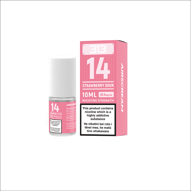 AIRSCREAM 313 E-LIQUID NO.14 Strawberry Sour(Strawberry Yogurt) 10ml - AIRSCREAM NZ