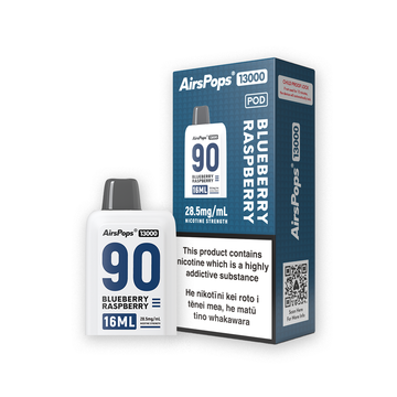 AirsPops 13000 PREFILLED Pod - 90 Blueberry Raspberry - AIRSCREAM 