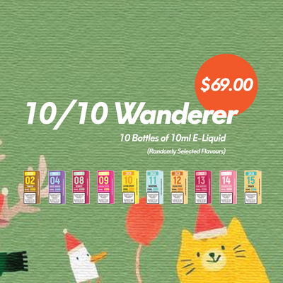 $69.00 10/10 Wanderer Box: 10ml 313 ELIQUID x10