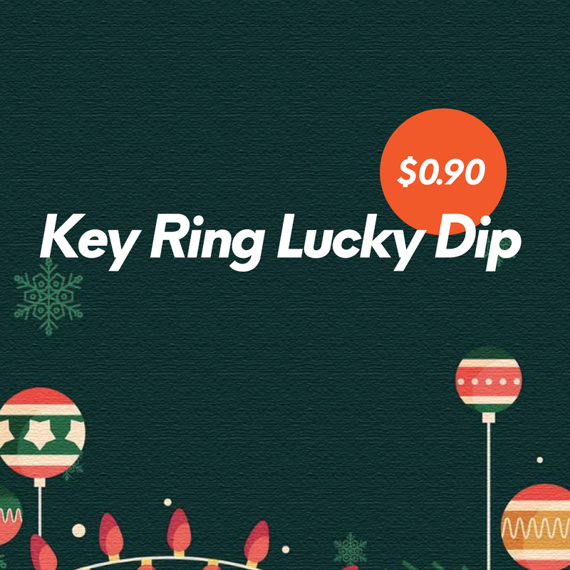 $0.90 Key Ring Lucky Dip