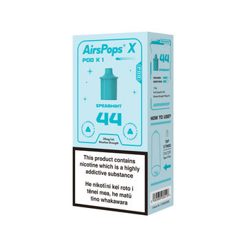 AIRSCREAM AirsPops X PREFILLED Pod SINGLE PACK - 44 Spearmint