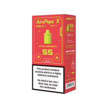 AIRSCREAM AirsPops X PREFILLED Pod SINGLE PACK - 55 Apple Kiwifruits(Prev. Green Apple Kiwi) - AIRSCREAM NZ