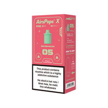 AIRSCREAM AirsPops X PREFILLED Pod SINGLE PACK - 05 Watermelon (Prev. Ice Watermelon) - AIRSCREAM NZ