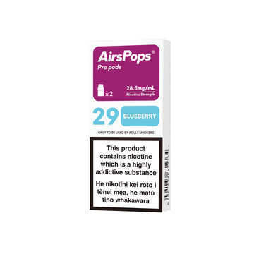 NO. 29 Blueberry (Blueberry Sangria) - AirsPops Pro Pods 2ml - AIRSCREAM NZ