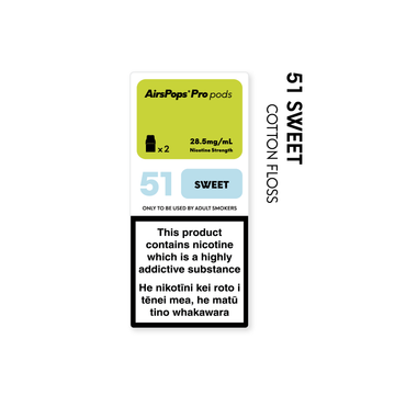 NO. 51 SWEET (Cotton Floss) - AirsPops Pro Pods 2ml - AIRSCREAM NZ