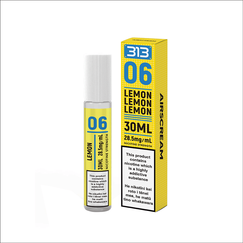 NO. 06 LEMON (Zesty Lemon) - AirsPops 313 E-LIQUID 30ml - AIRSCREAM NZ